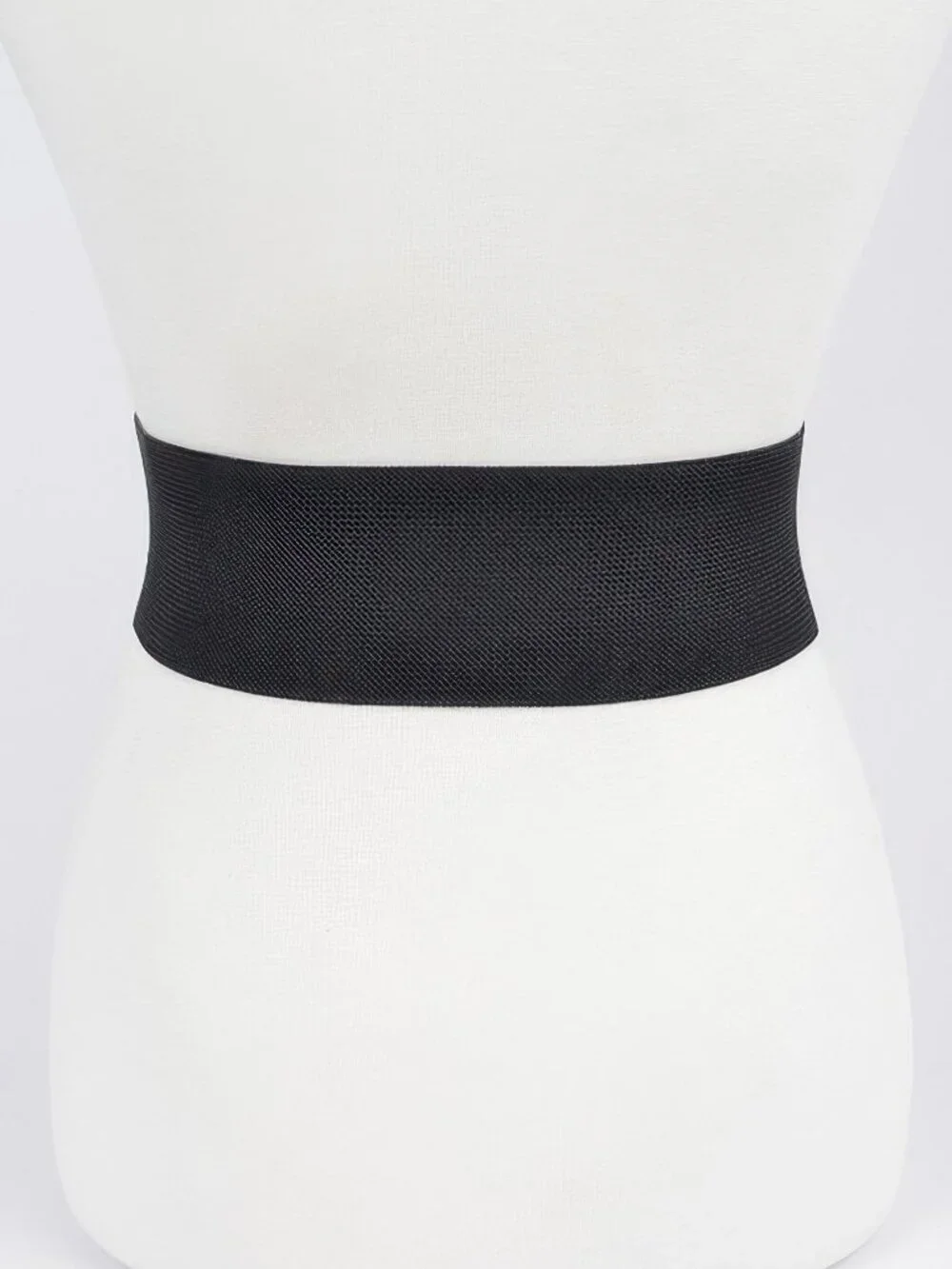Faux Leather Plus Size Elastic Belt